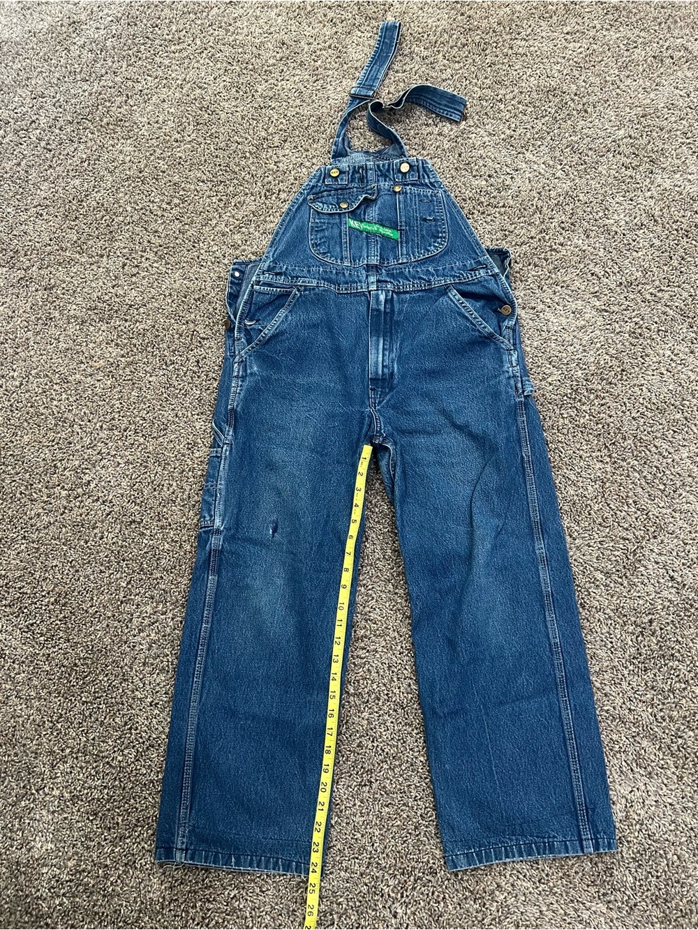Men's Blue Denim Overalls
